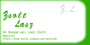 zsolt lasz business card